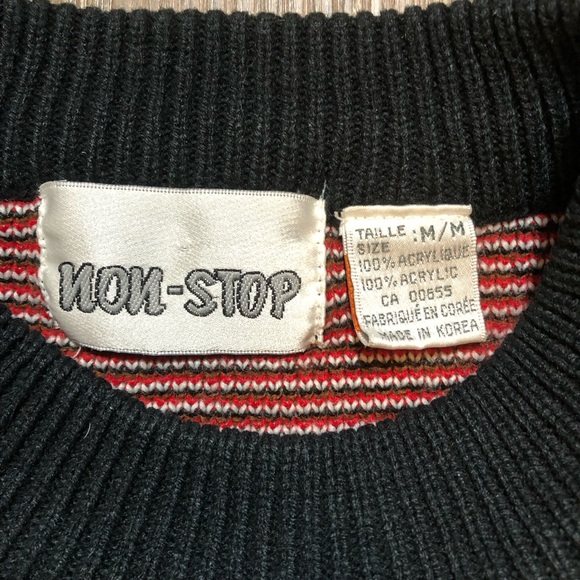 Vintage 80’s Knit Rose Sweater - Picture 8 of 17